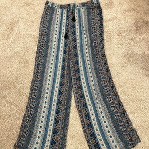 Boho Flowy Drawstring Pants